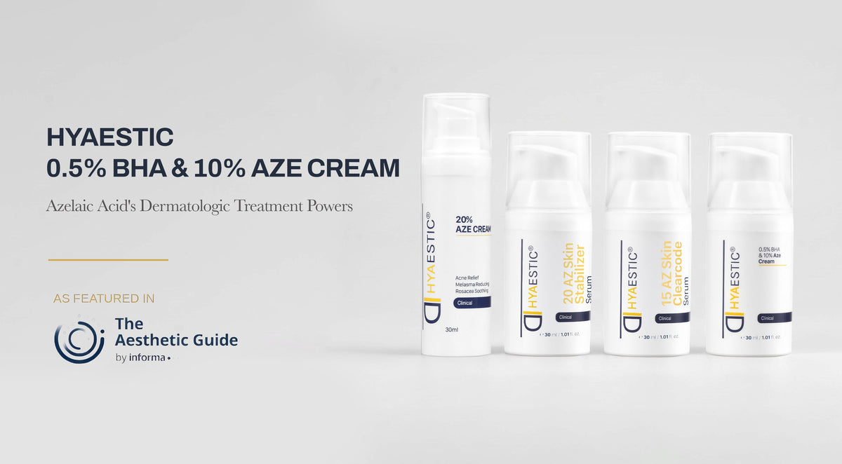 Hyaestic Azelaic Acid Range Featured in The Aesthetic Guide